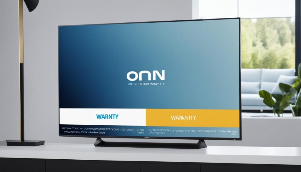 ONN TV warranty