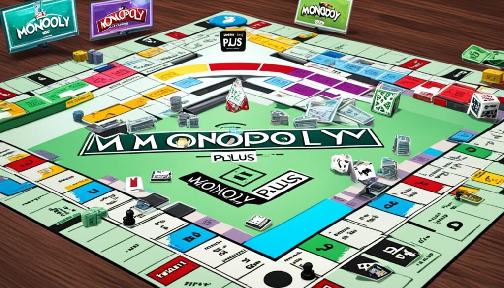 Platform-specific features in Monopoly Plus