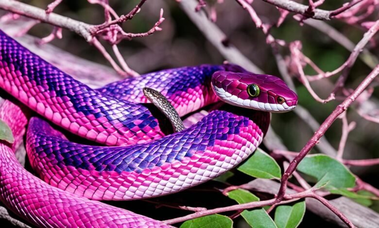 pink snake