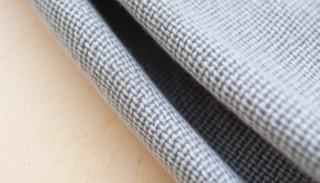 heather gray fabric