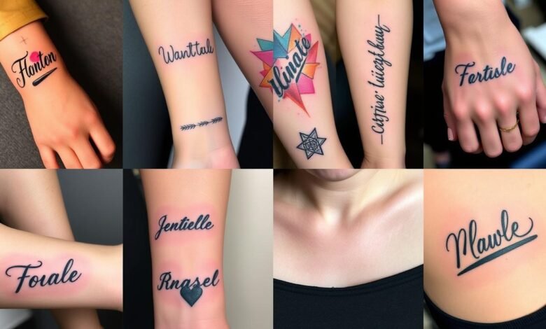 name tattoo ideas