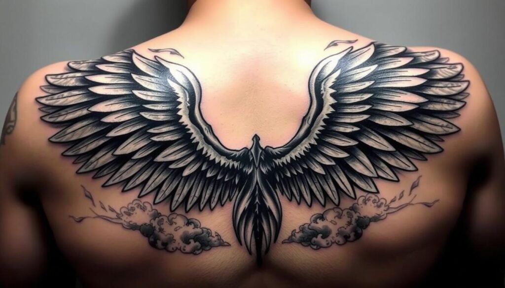 wing tattoo