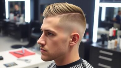 long buzz cut fade