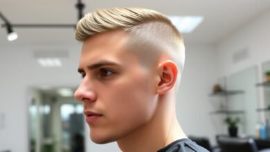 mens buzz cut