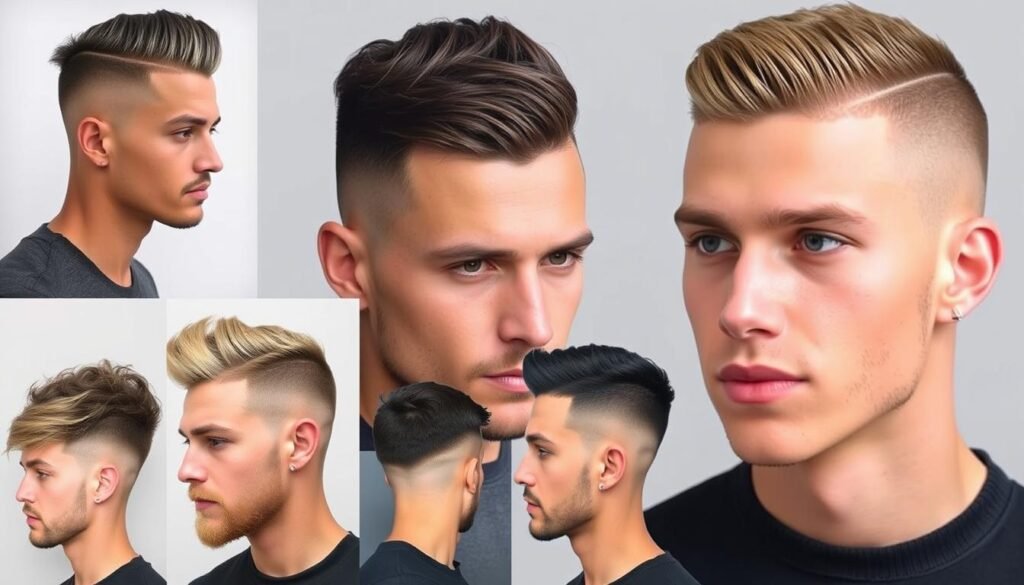 modern buzz cut variations