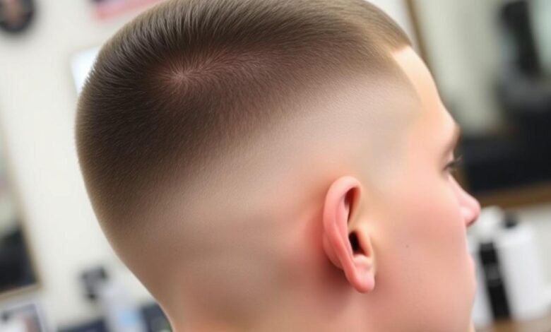 skin fade buzz cut
