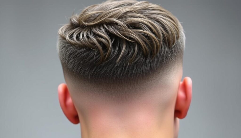 textured buzz cut