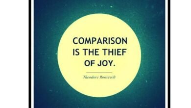 Comparison is the Thief of Joy