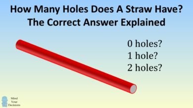 How Many Holes Does a Straw Have