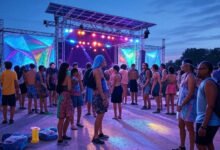 Vibrant crowd at Lilapalooza indie music and arts festival 2025
