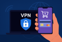 What role does a VPN play in protecting TikTok transactions and purchases?