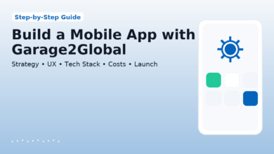 Building a mobile app with Garage2Global