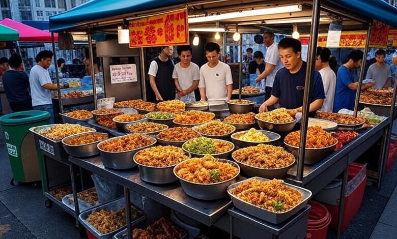 Chinatown hawker leftovers consumption for sustainability