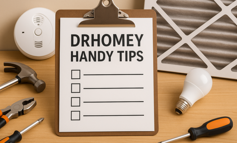 DrHomey Handy Tips 2025: Expert-Backed Secrets for a Safer, Healthier, and More Efficient Home DrHomey handy tips checklist with tools