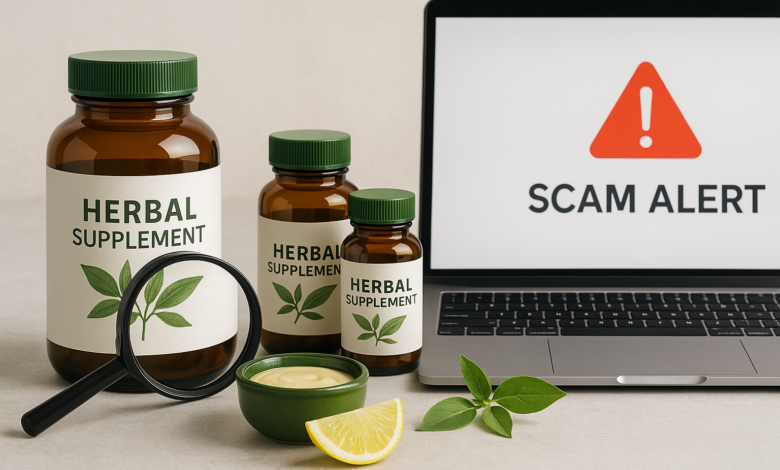 Herbciepscam herbal supplement scam warning