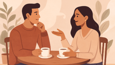 people talking to get to know each other