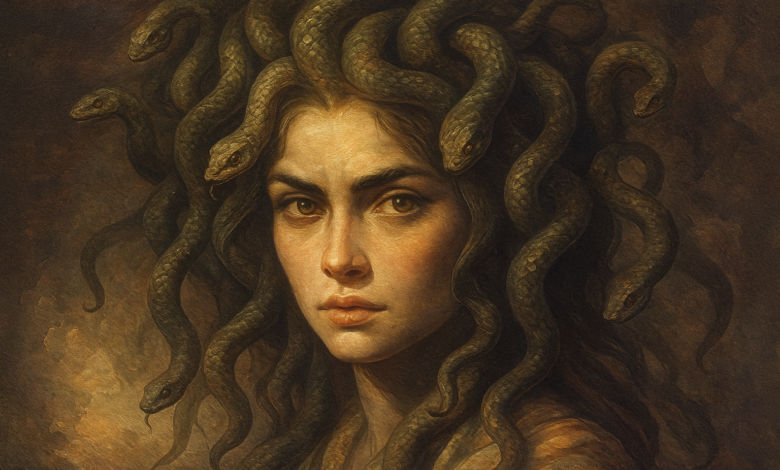 Medusa story illustration
