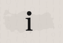 Turkish dotless i typographic motif